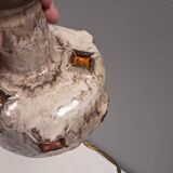 Danish ceramic table lamp from Samsø ceramics 1970-80s