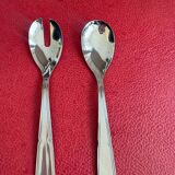 Vintage Ivory and Stainless Steel Cutlery Set | French Elegance