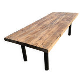 Table de ferme début 20e établi  géant