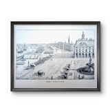 Printed in 1890, Bordeaux, Quai de la Bourse.