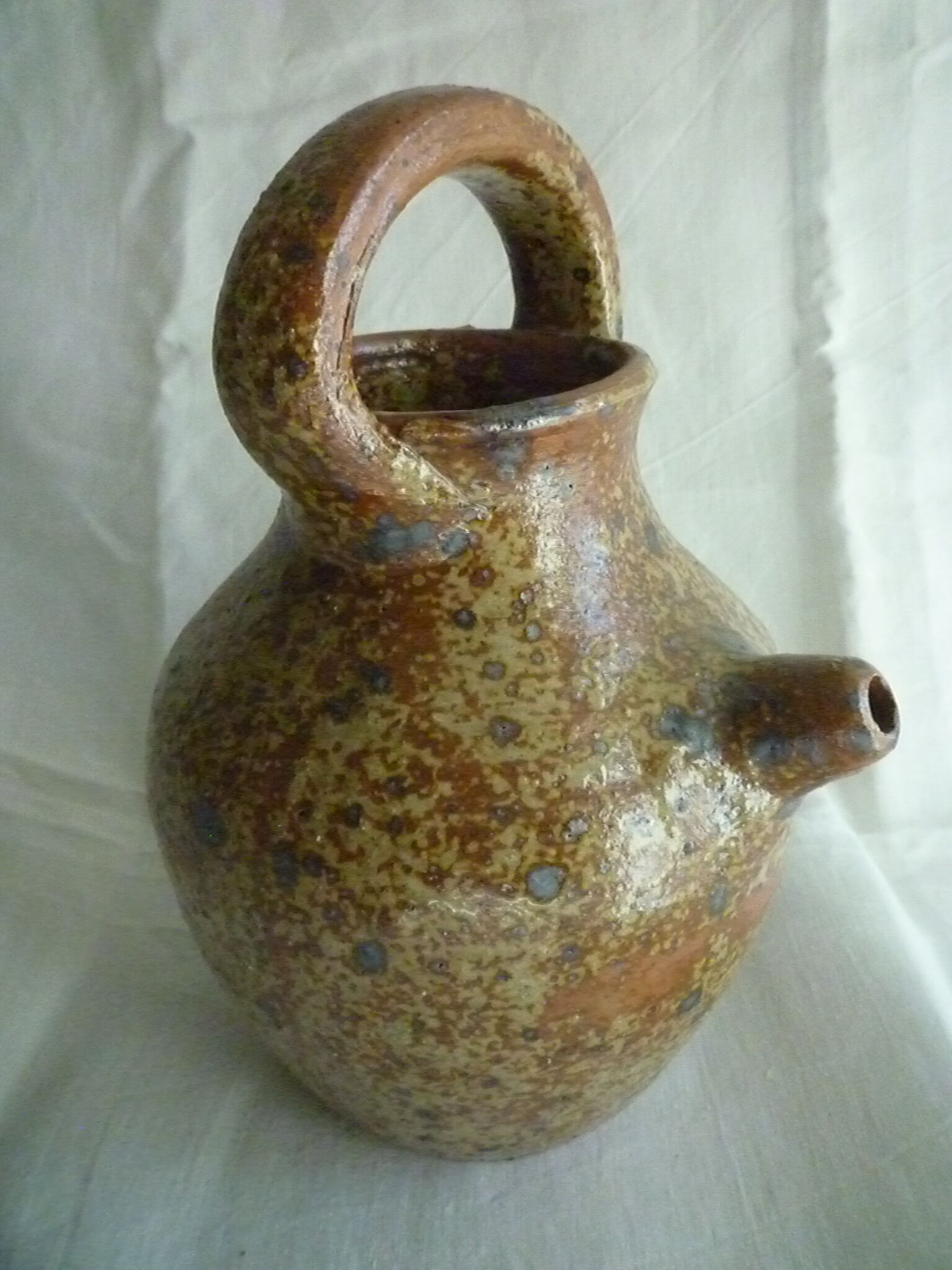 Gargoulette, old sandstone pitcher