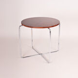 Brown Bauhaus Table made in 1930s Czechia