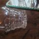 Set of 10 faceted glasses, pressed-molded glass, circa 1950–1960