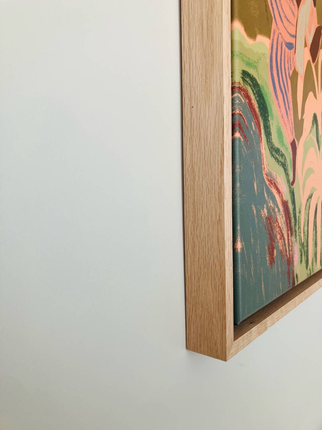 Arty Guava Spring Frolic Framed Canvas