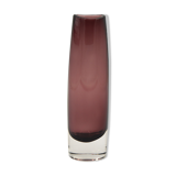 Mid-Century Scandinavian Sommerso Plum Glass Vase, 1950s