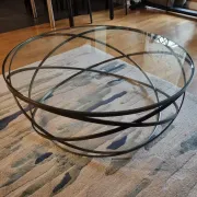 Evol coffee table in glass