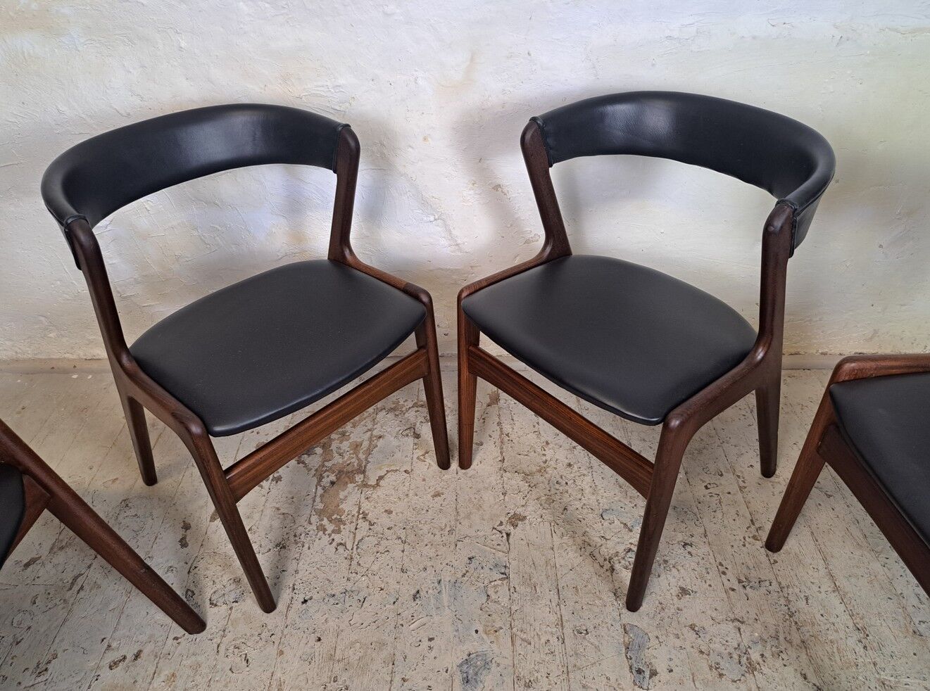 Chaise en teck C21, FIRE CHAIR conçue par KAI KRISTIANSEN