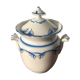 Sucrier porcelaine Paris bleue