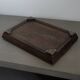 Brutalist / Japanese / Wabi-Sabi Design Raw Wooden Vintage Tray with Rope