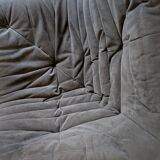 Canapé Togo angle Ligne Roset – Alcantara anthracite