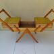 Sewinf cart for vintage child toy of 60s