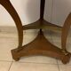Empire-style tripode healing in mahogany top of marble gallery