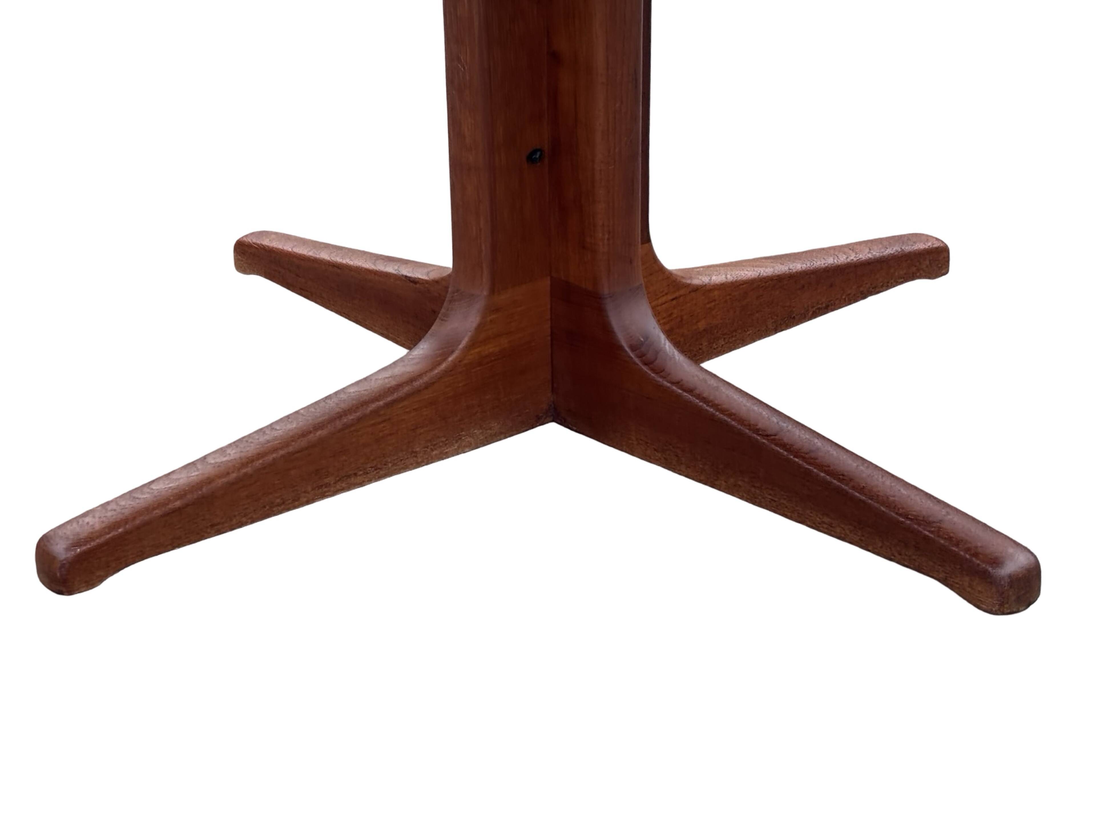 Vintage Teak Glostrup Dining Table Extendable Oval 1970s