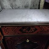 Secrétaire ancien (19ème siècle) en marquèterie de bois précieux