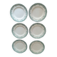 Six longwy chatenet model plates