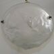 Signed Muller Frères Lunéville Art Deco Ceiling Light Flying Bird Detail