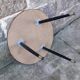 Vintage coffee table spindle legs