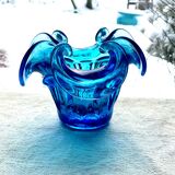 Vintage blue Murano glass catchall