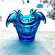 Vintage blue Murano glass catchall