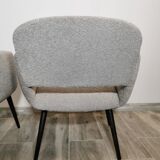 Mid-century restored pair of armchairs