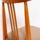 Mid-Century Latte Bouclé Chair, Medium Wood, M. Zielinski, Europe 1960s