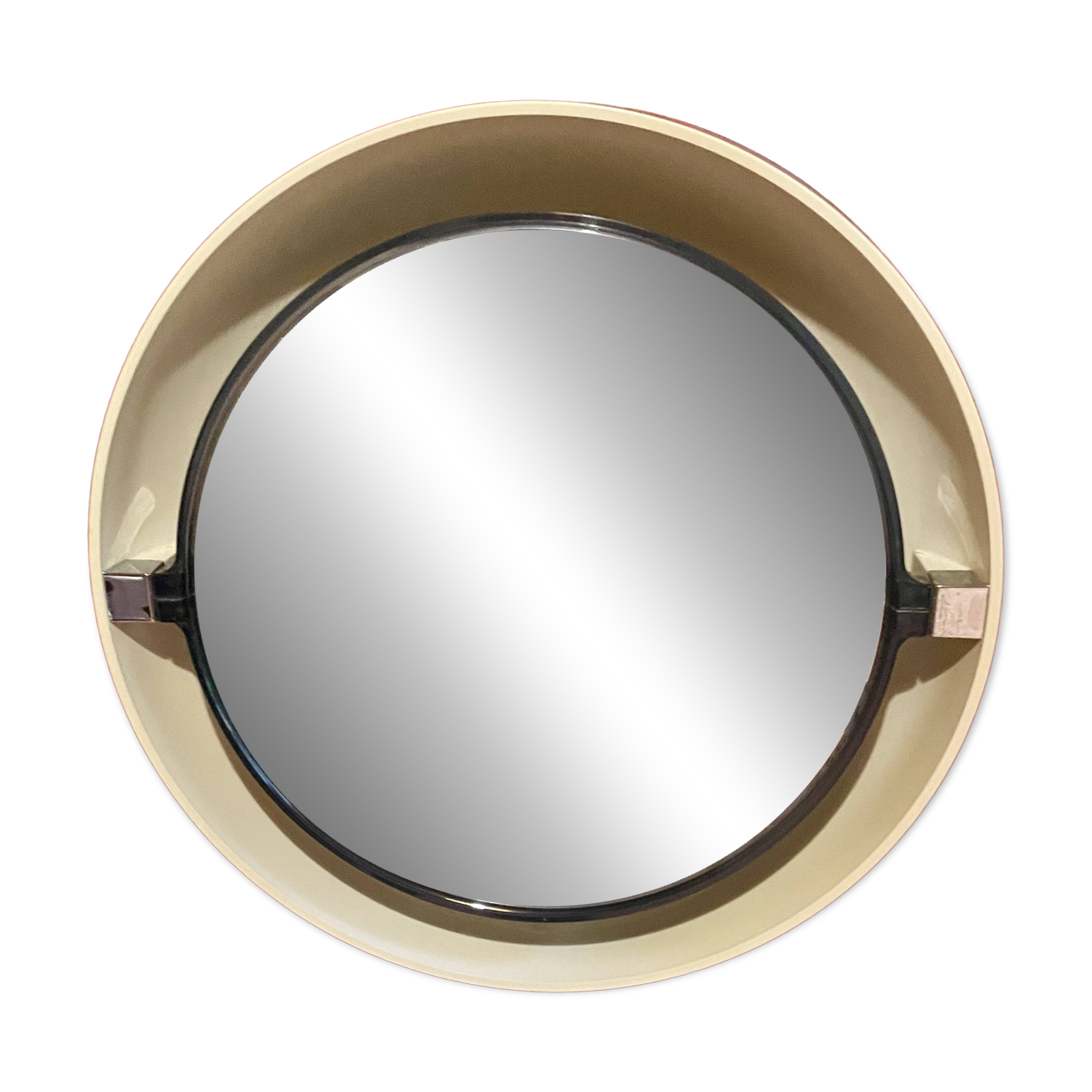 Miroir mural "Alibert", Space Age, année 70