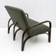 Art Dèco Italian Green Bouclè Two Armchairs and Small Sofa, 1930s