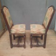 Paire de chaises d'époque Louis XIII
