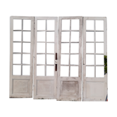 Series of 4 glass doors
