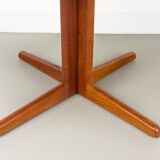 Table de Salle à Manger Ronde en Teck par HW Klein pour Bramin, Danemark, 1960s