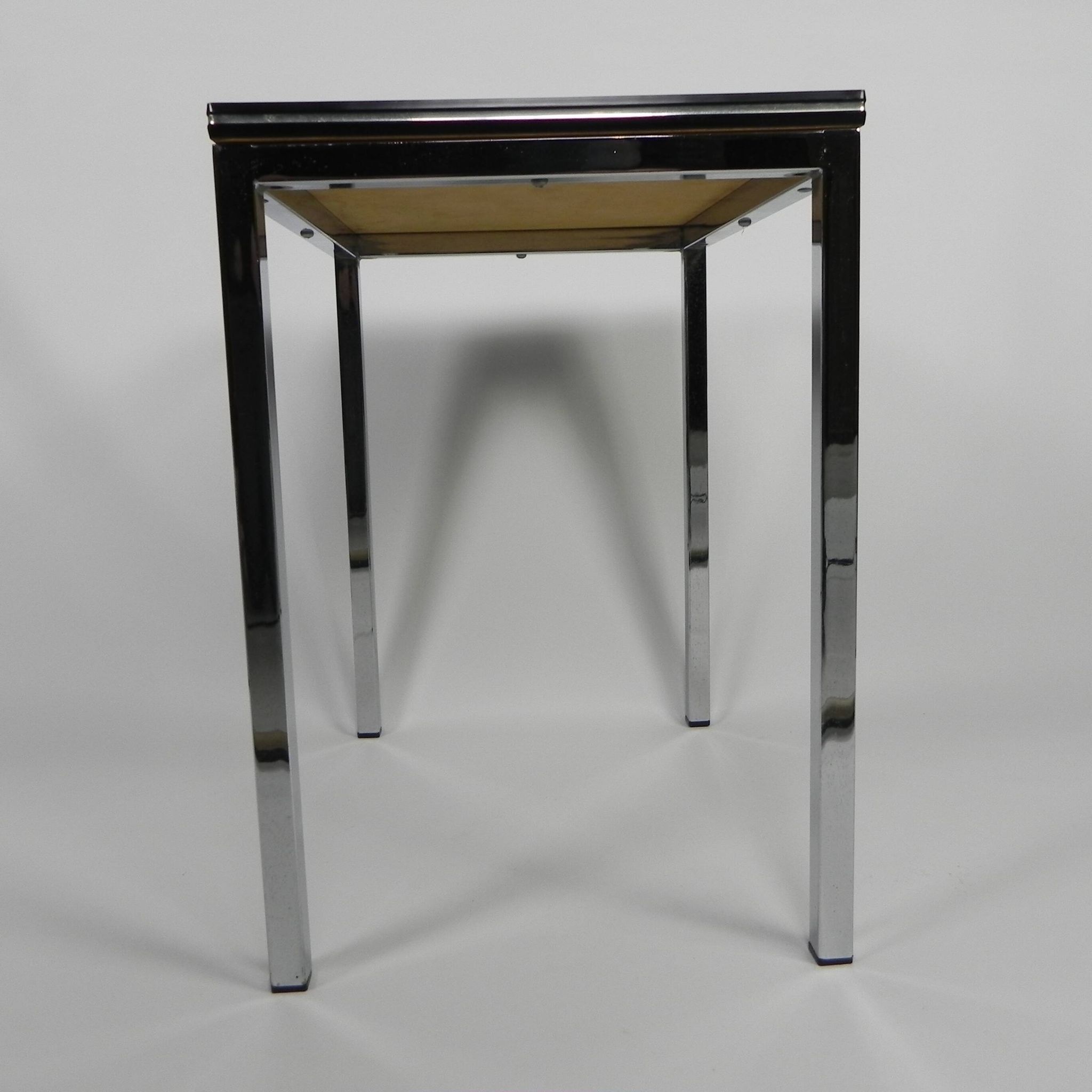 Table basse en formica et métal chromé, 1960s