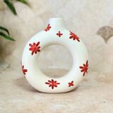 Artisanal vase Tafoukt floral