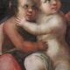 Antique Religious Oil Painting On Canvas, Italy, 18th Century