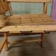 Fan armchair in Scandinavian style locust