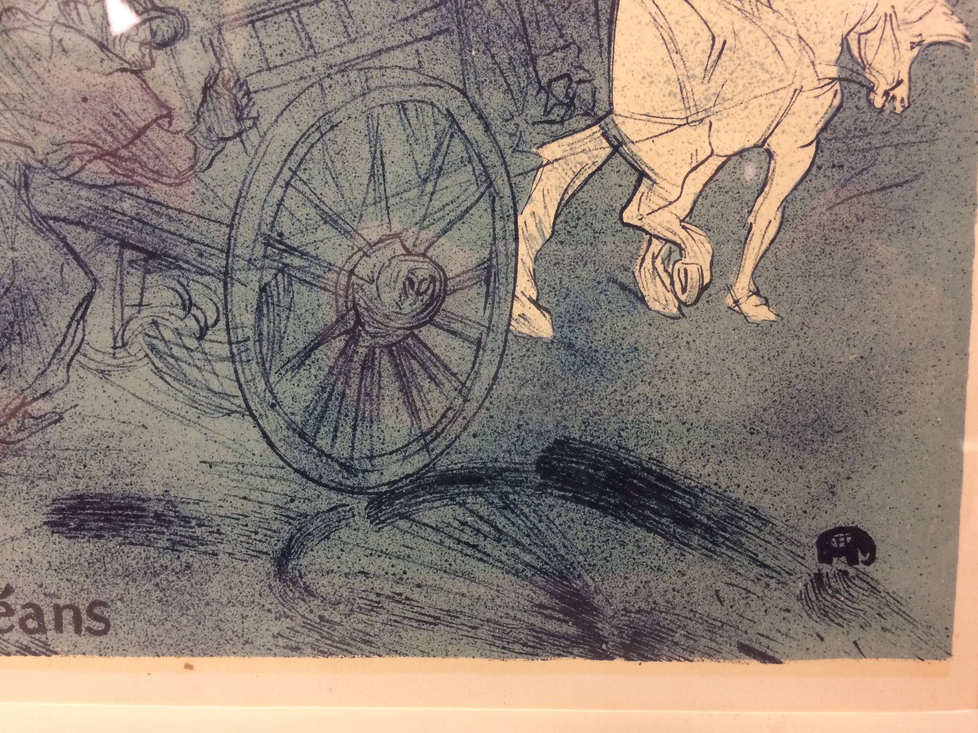 Poster “L’Aube” Toulouse-Lautrec