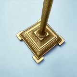 Vintage brass pedestal ashtray