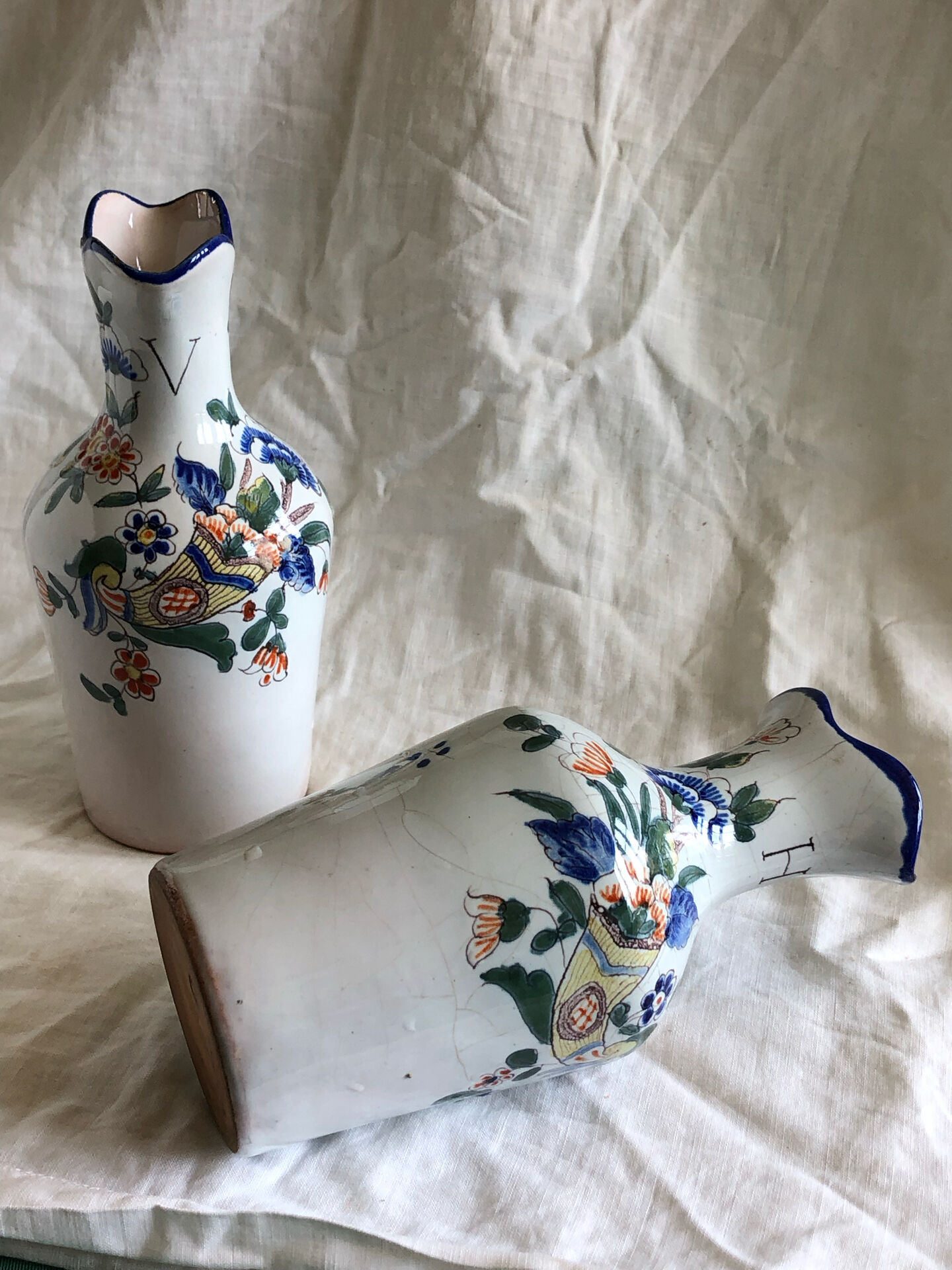 Hand-painted vases