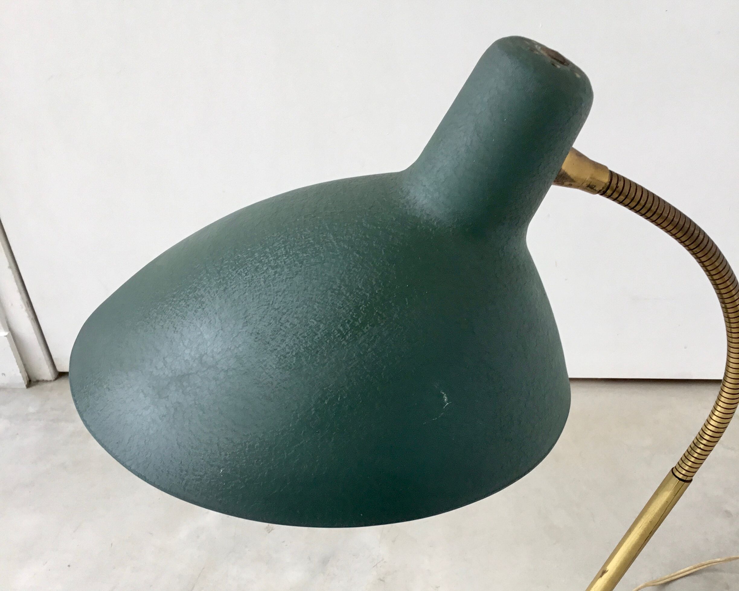 Flexible modernist desk lamp, design 1950