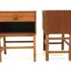 Set de 2 tables de chevet en teck, Suède, 1960