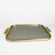 Vintage top in brass and aluminum sheet diamond tip