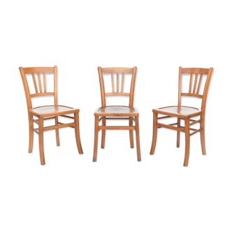 Suite of 3 bistro chairs