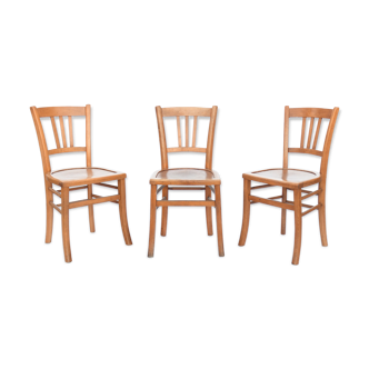 Suite de 3 chaises bistrot