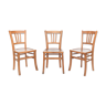 Suite de 3 chaises bistrot