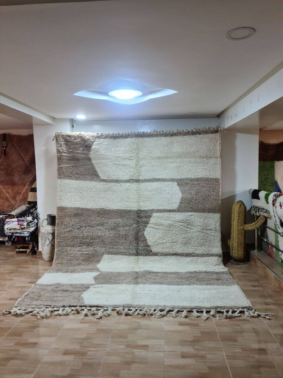 Authentic Beni Ourain Rug 300x200 cm - 100% Wool, Handmade