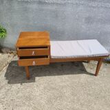 Scandinavian-style telephone bench