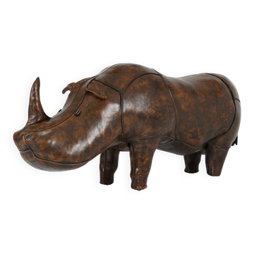 Pouf en cuir rhinocéros XL par Dimitri Omersa