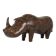 XL Rhinoceros Leather Footstool by Dimitri Omersa