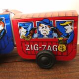 Mechanical train in painted sheet metal