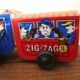 Mechanical train in painted sheet metal