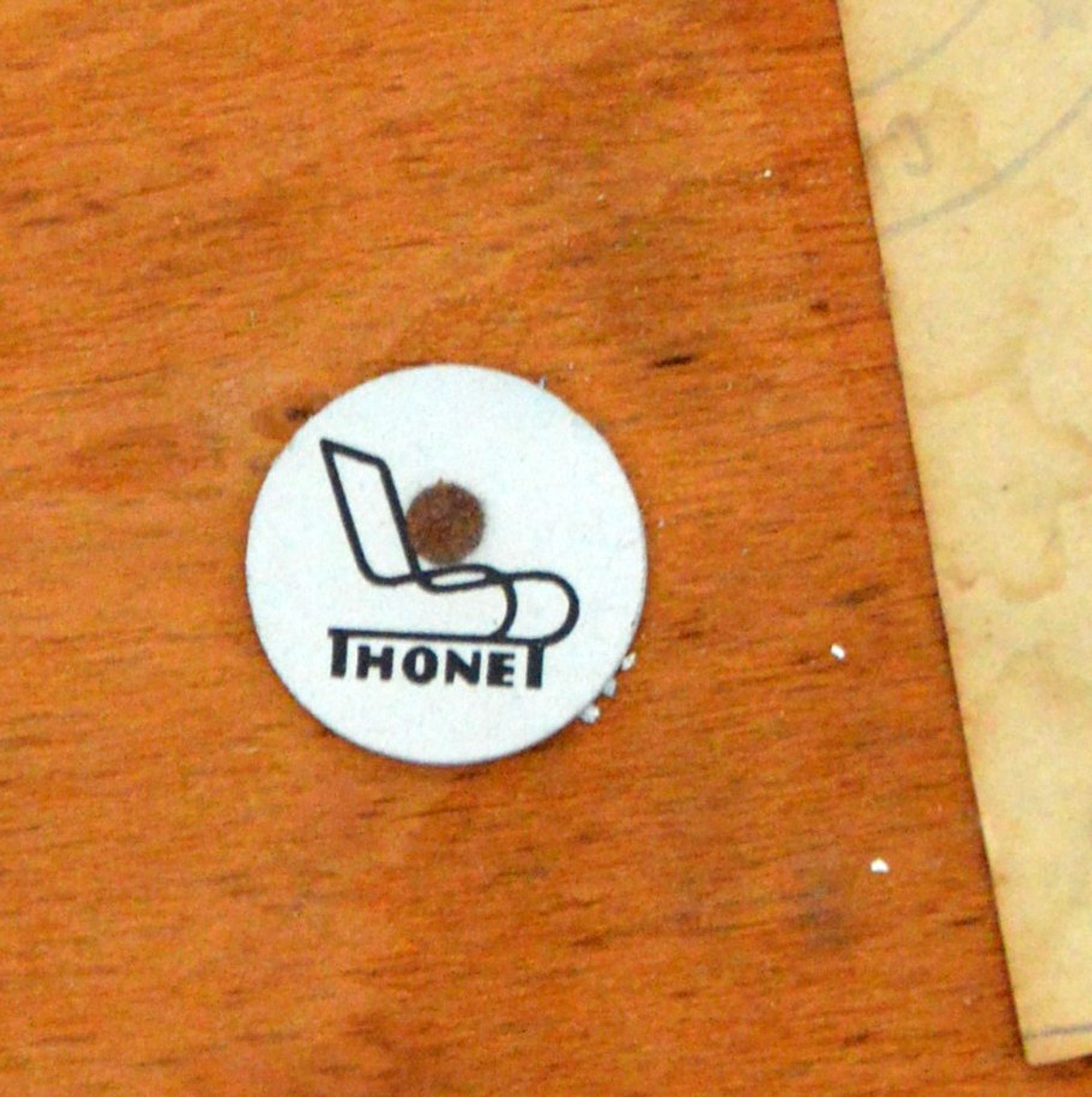 Pair of Thonet chairs in wood – metal and leather 1950s